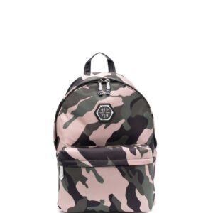 Phillip plein camouflage-print backpack