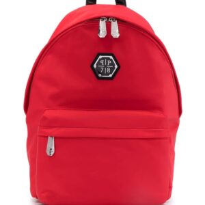 Phillip plein logo plaque backpack