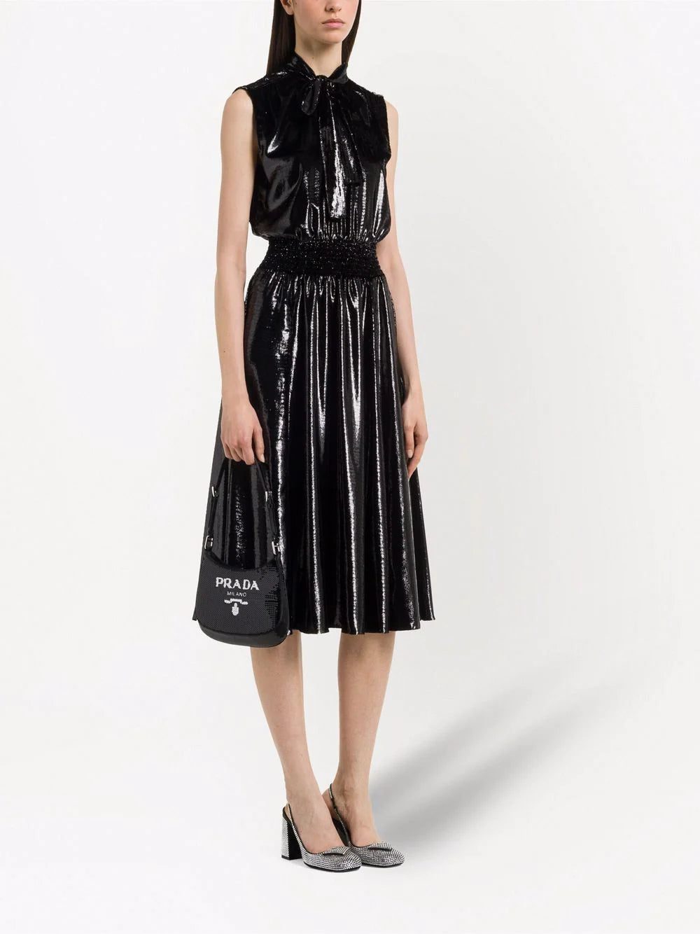 Prada Cleo sequin-embellished shoulder bag - Image 2