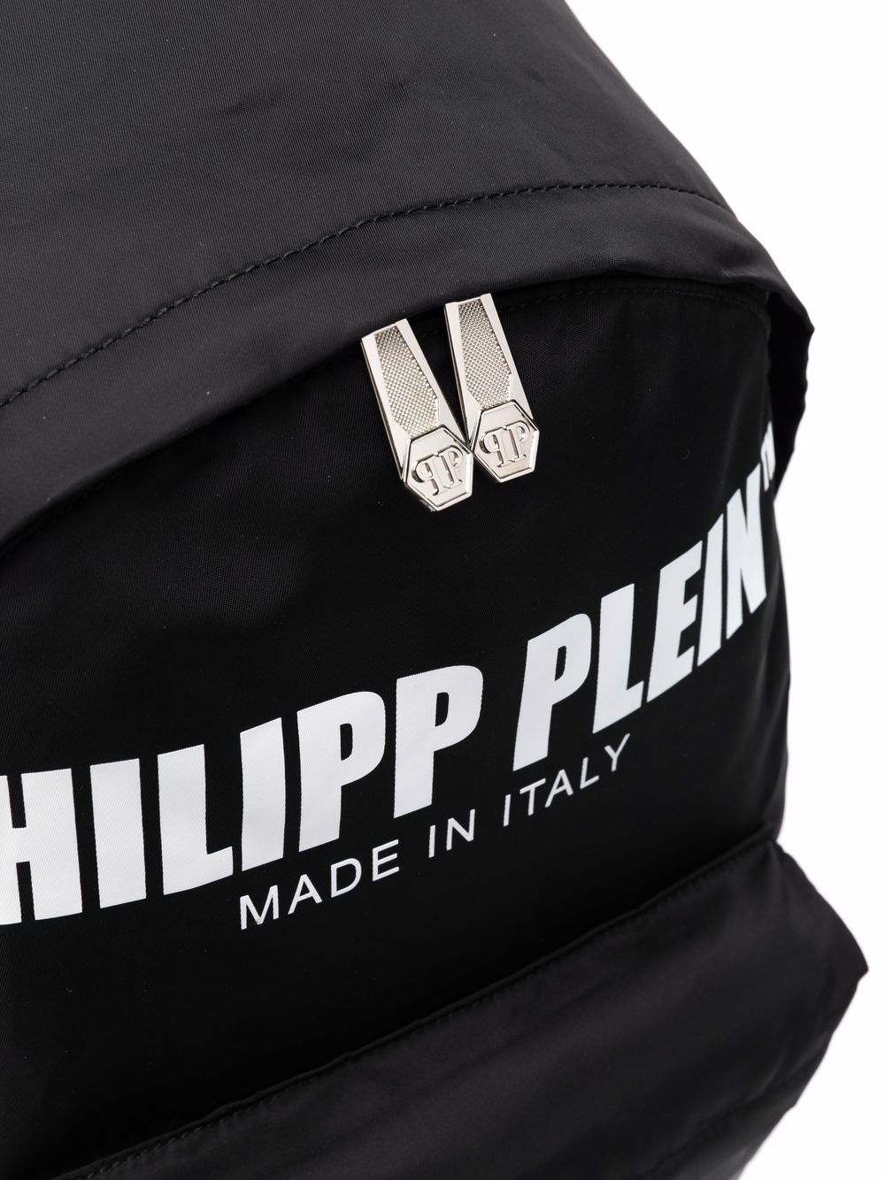 Phillip plein logo-print nylon backpack - Image 4