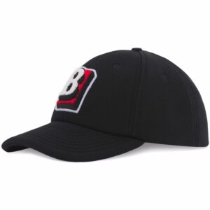 Burberry logo-patch cotton baseball cap