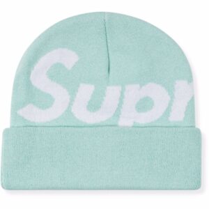 Supreme Big Logo knitted beanie