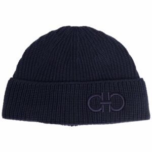 Ferragamo logo-embroidered beanie