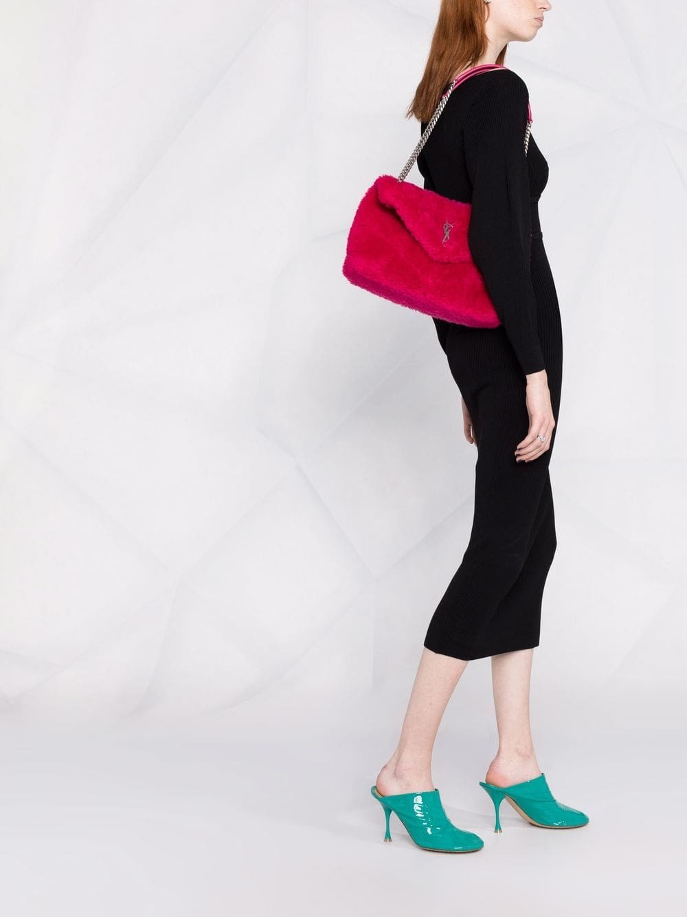 Saint Laurent Lou Lou Puffer quilted shoulder bag - Image 2