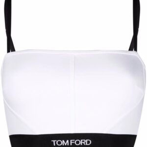 TOM FORD  long-line logo-band bra