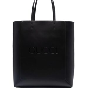 Gucci  debossed leather tote bag
