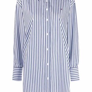 Tommy Hilfiger  embroidered-logo striped shirt