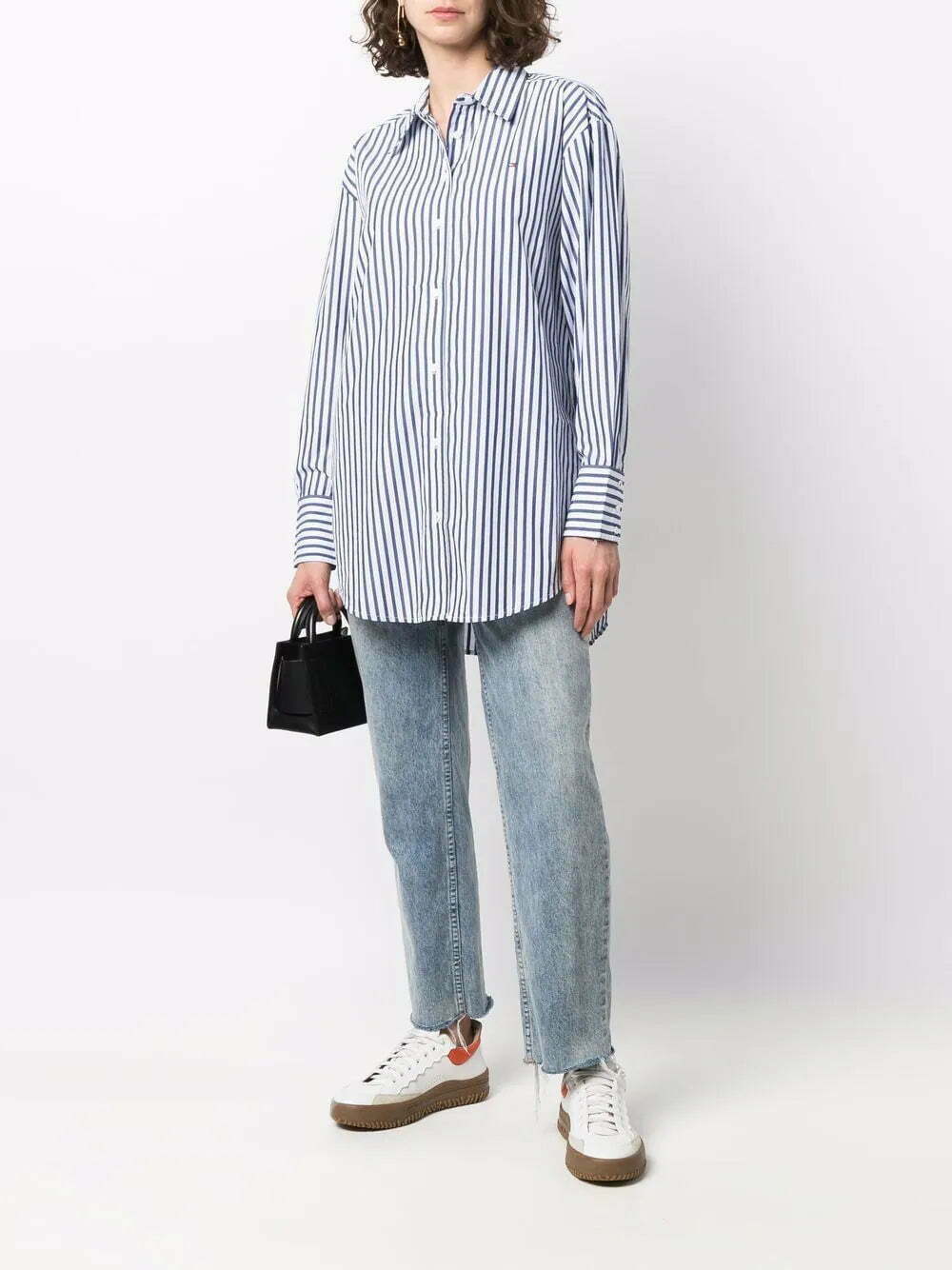 Tommy Hilfiger embroidered-logo striped shirt - Image 2