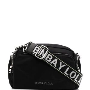 Bimba y Lola medium logo-plaque crossbody bag