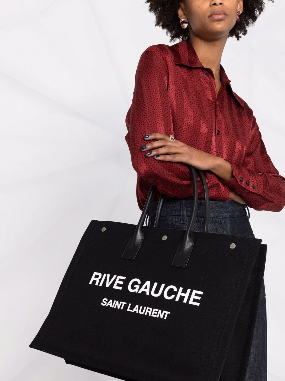 Saint Laurent Rive Gauche shopping tote bag - Image 3