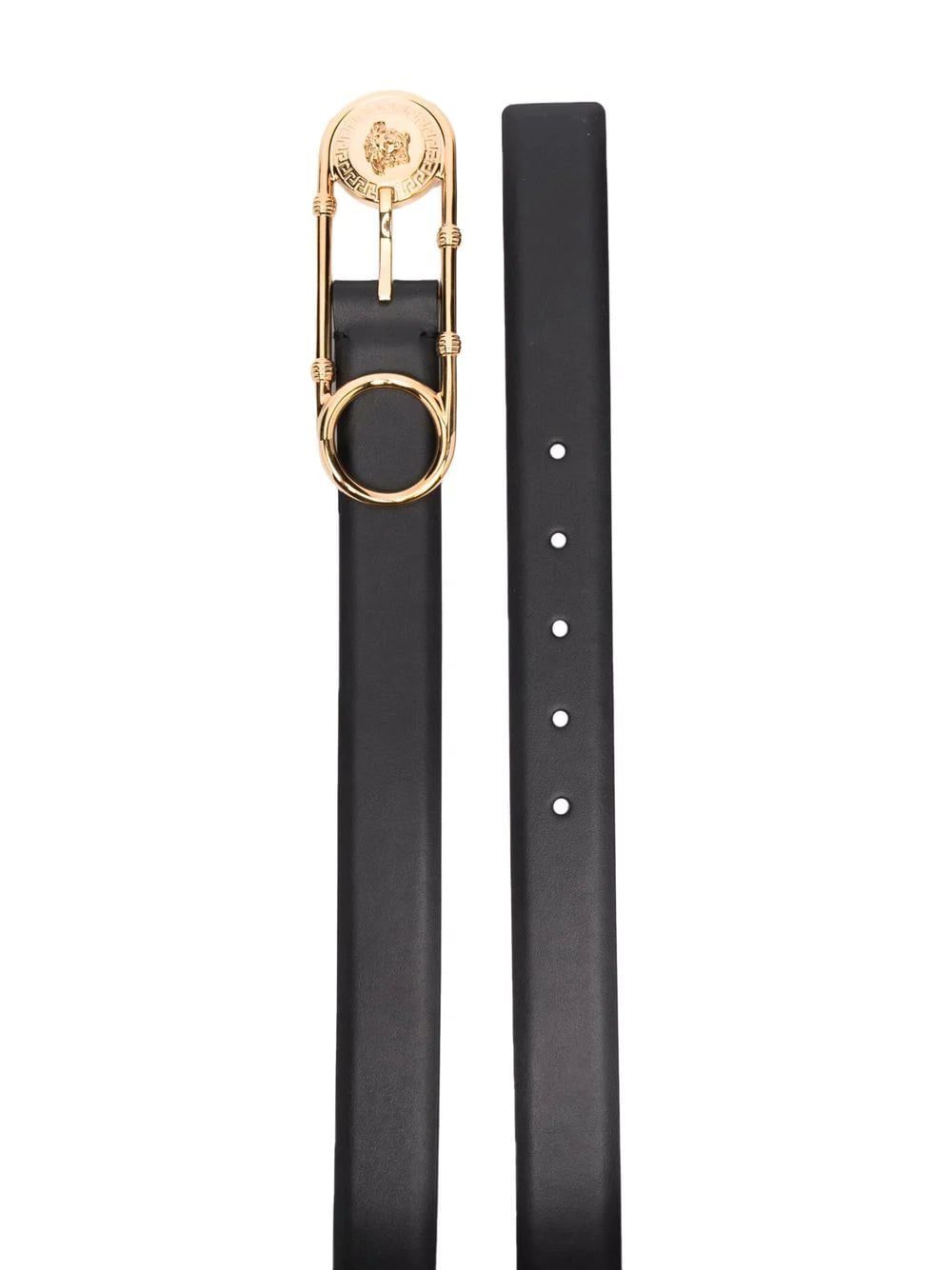 Versace safety pin-buckle leather belt - Image 2