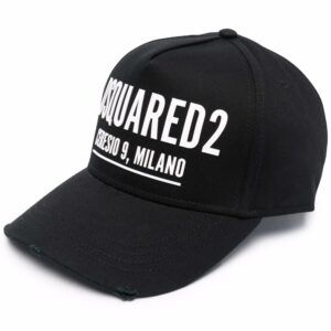 DSQUARED2 logo-print cap