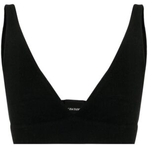 Lisa Yang  triangle cashmere bralette