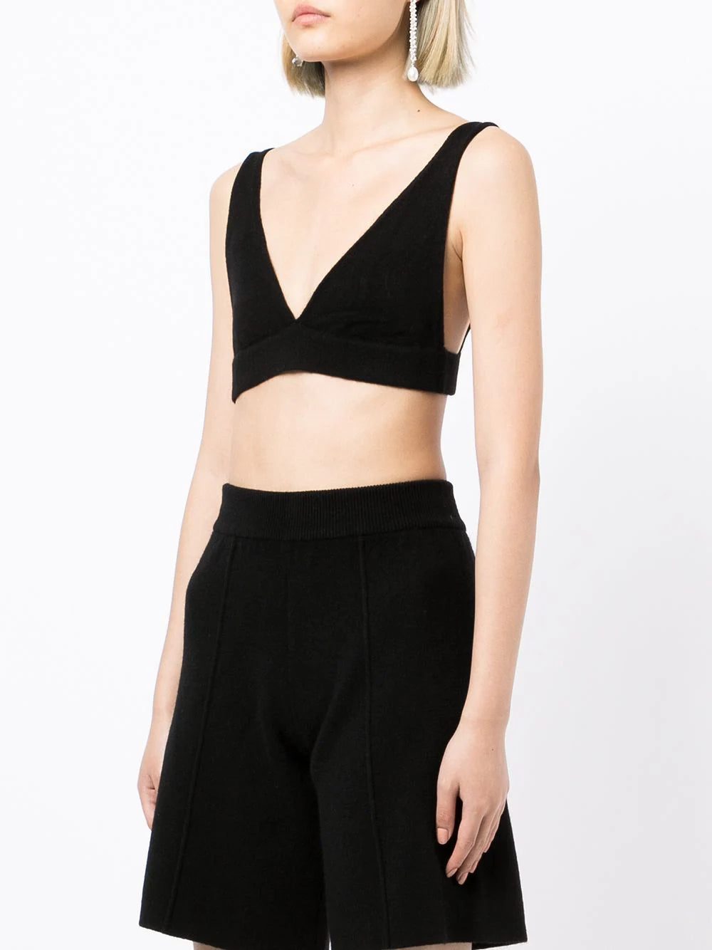 Lisa Yang triangle cashmere bralette - Image 3