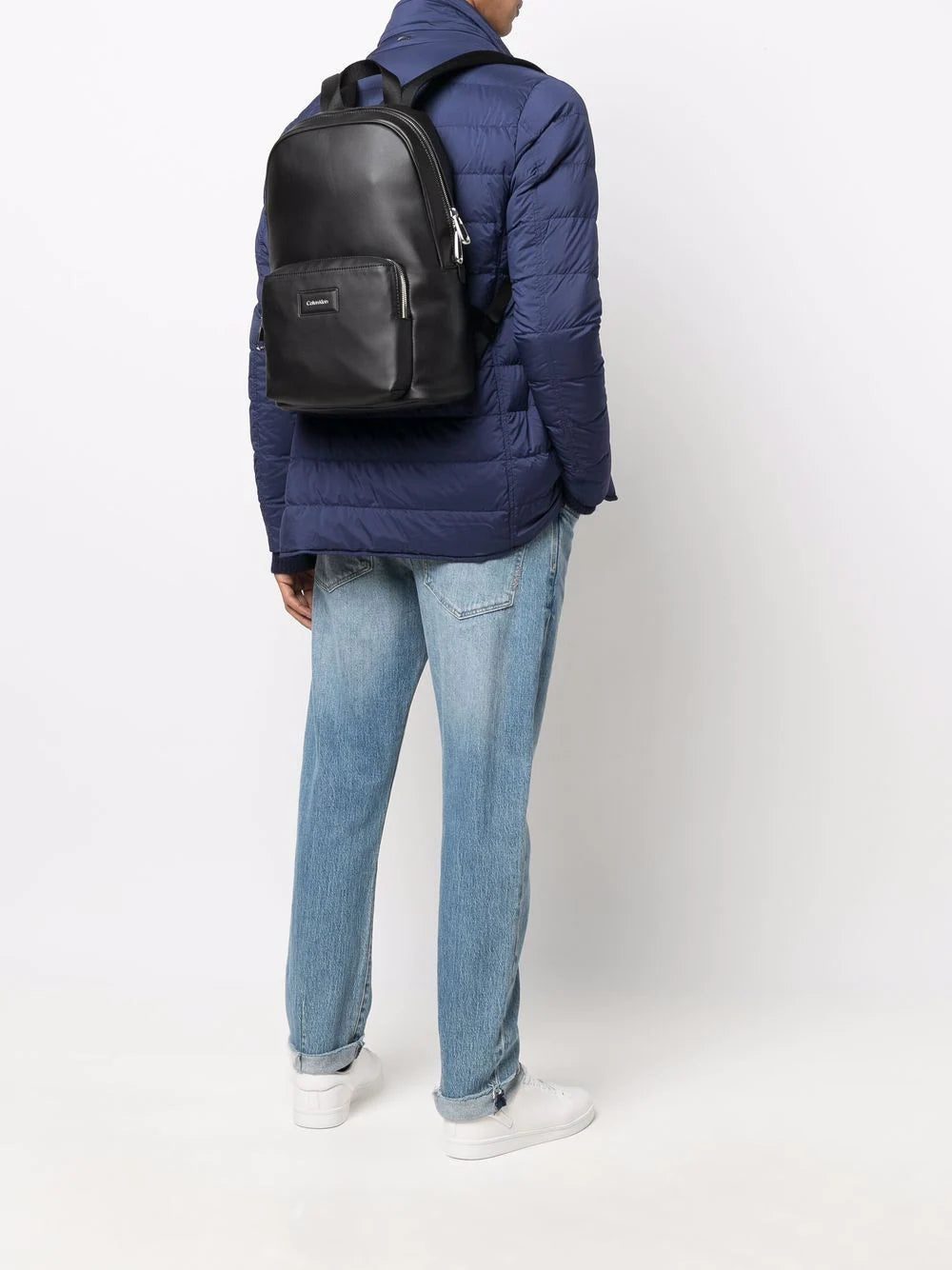 Calvin Klein logo-patch zip-up backpack - Image 2