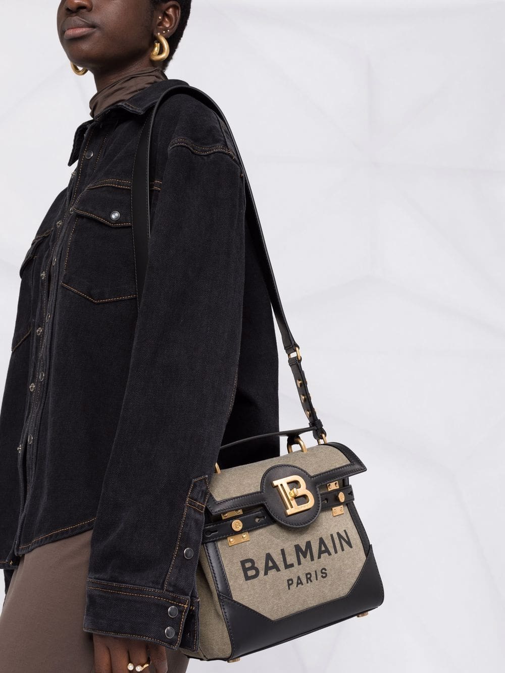 Balmain B-Buzz 23 canvas tote bag - Image 3