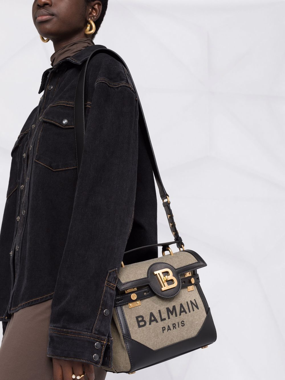 Balmain B-Buzz 23 canvas tote bag - Image 2