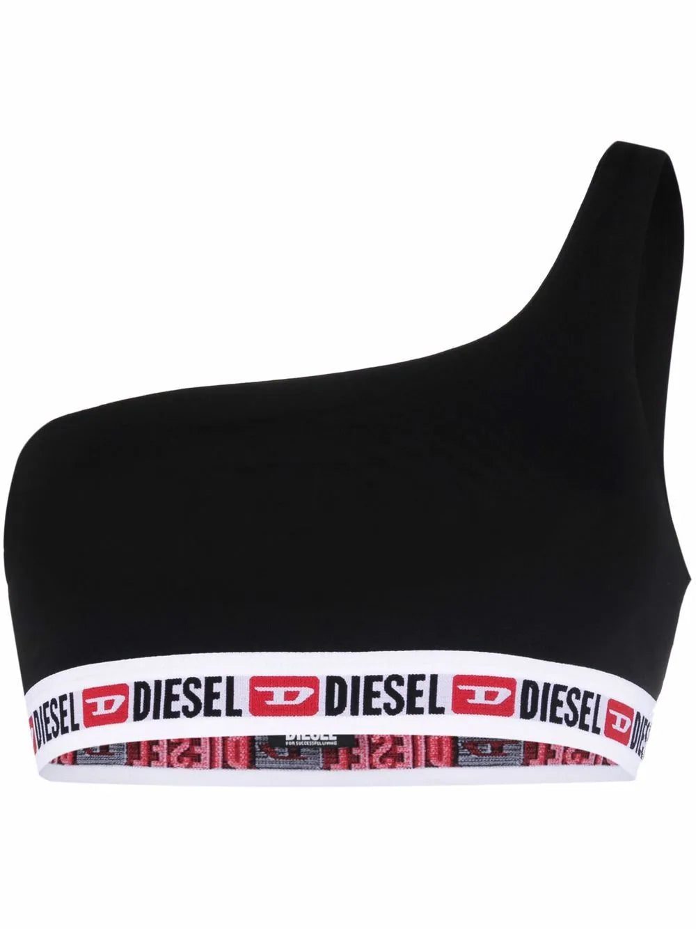 Diesel one-shoulder bralette top