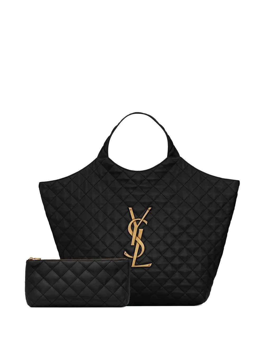 Saint Laurent maxi Icare quilted tote bag - Image 4