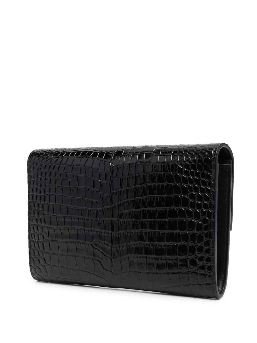 Saint Laurent Uptown crocodile-effect crossbody bag - Image 3