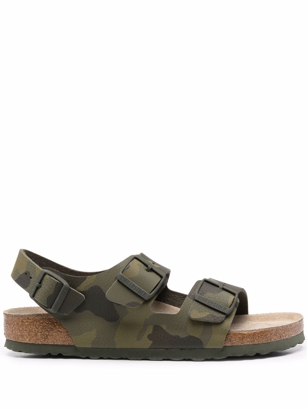 Birkenstock camouflage-print buckle sandals