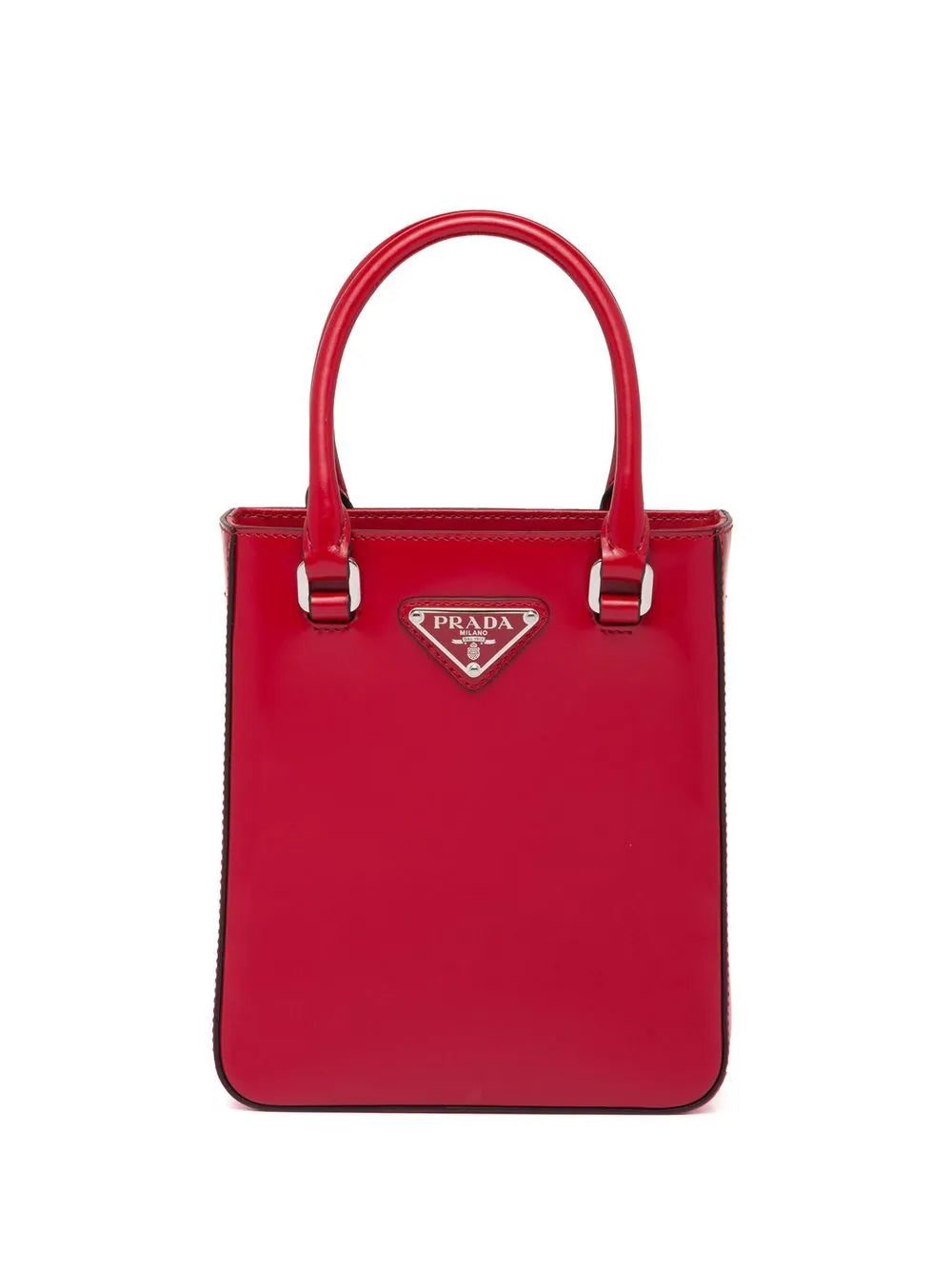 Prada small brushed tote bag