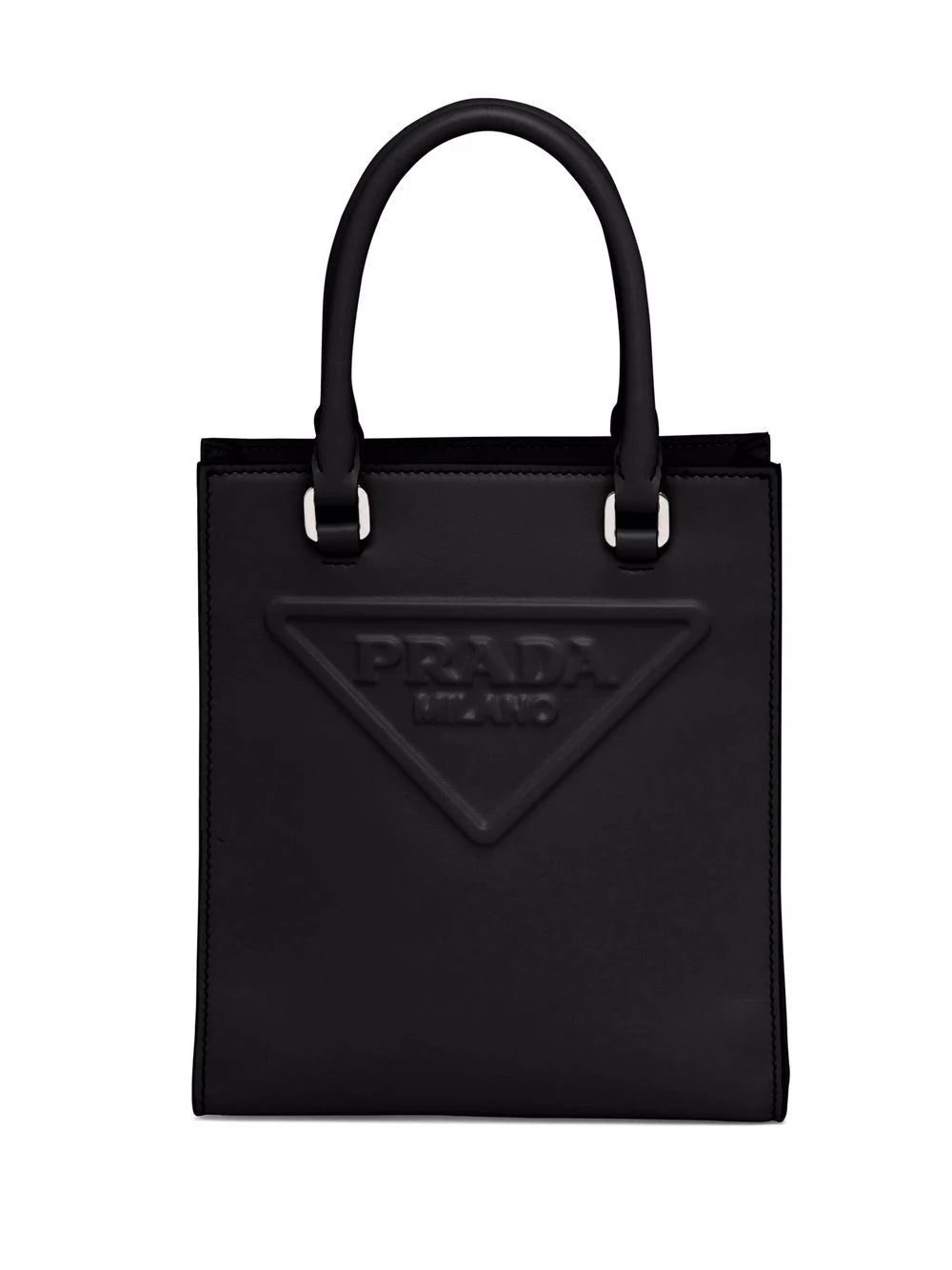 Prada logo-embossed tote bag - Image 2