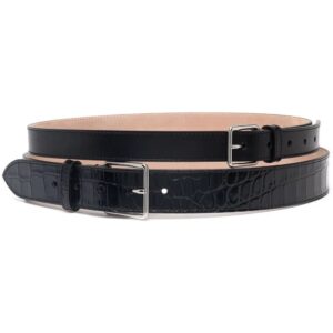 Alexander McQueen  double-buckle belt
