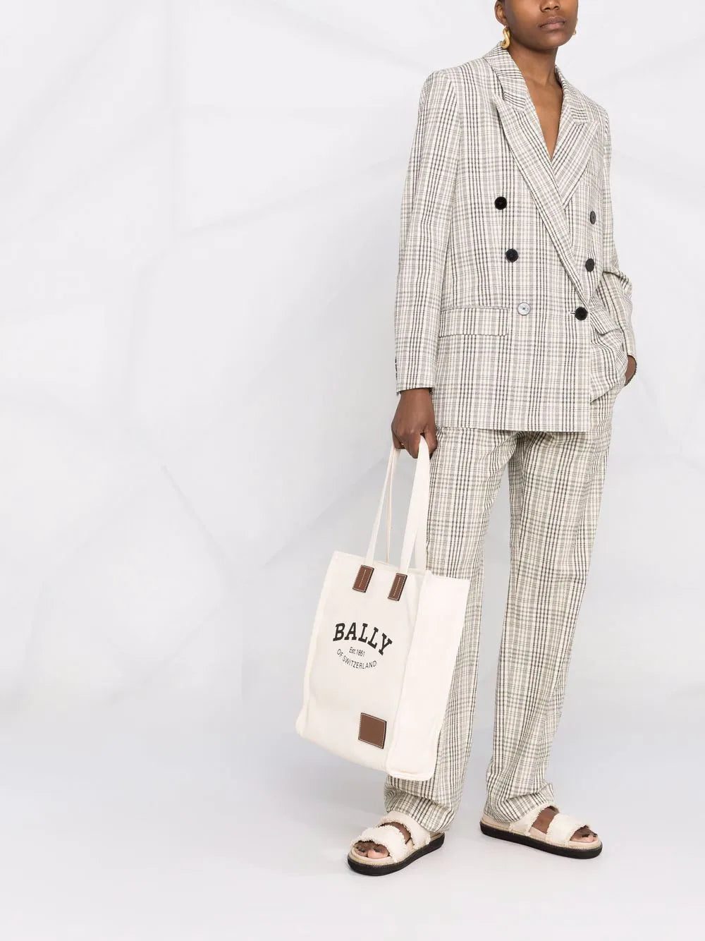 Bally Crystalia logo-print tote bag - Image 2