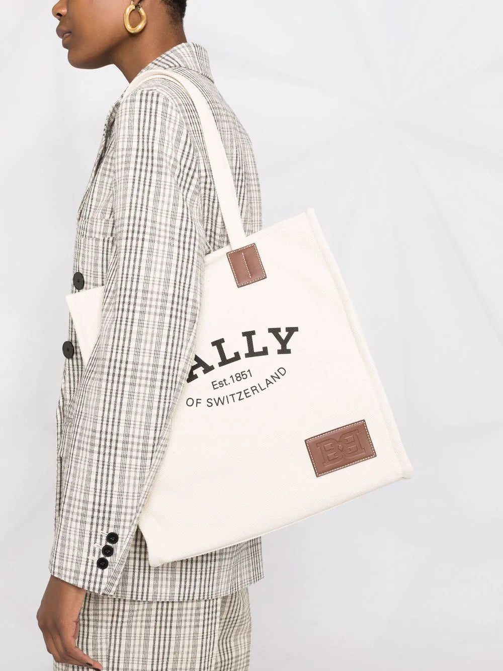 Bally Crystalia logo-print tote bag - Image 3