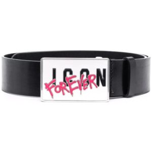 Dsquared2  logo-buckle leather belt