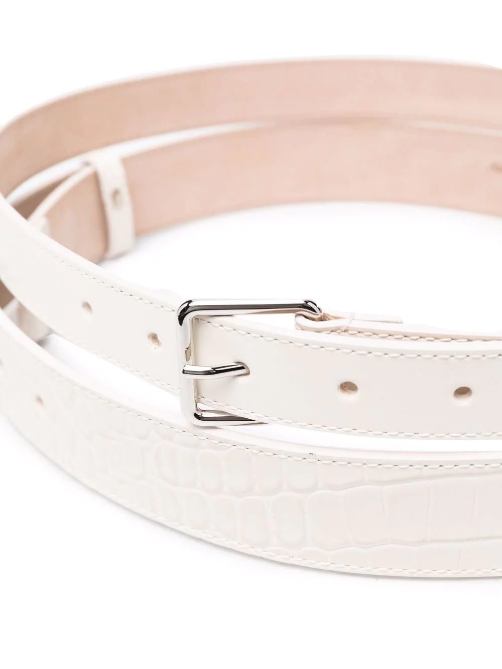 Alexander McQueen embossed-texture belt - Image 2