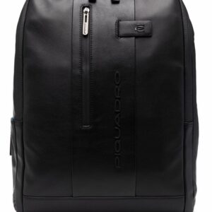 PIQUADRO leather rectangle back pack
