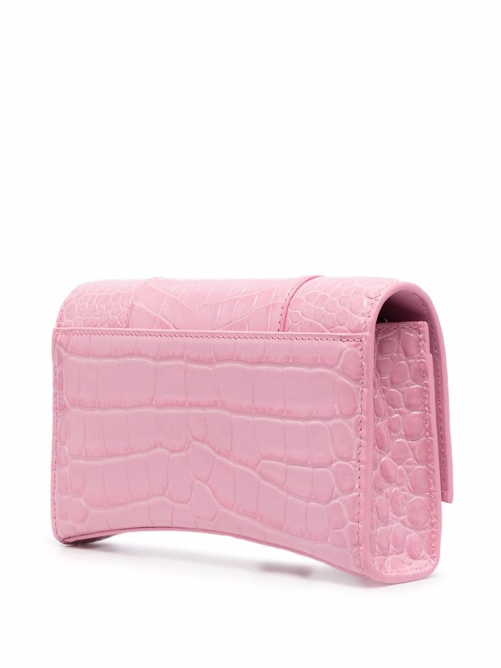Balenciaga Hourglass crocodile-embossed chain wallet - Image 4