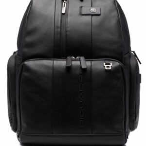 PIQUADRO logo-embossed backpack