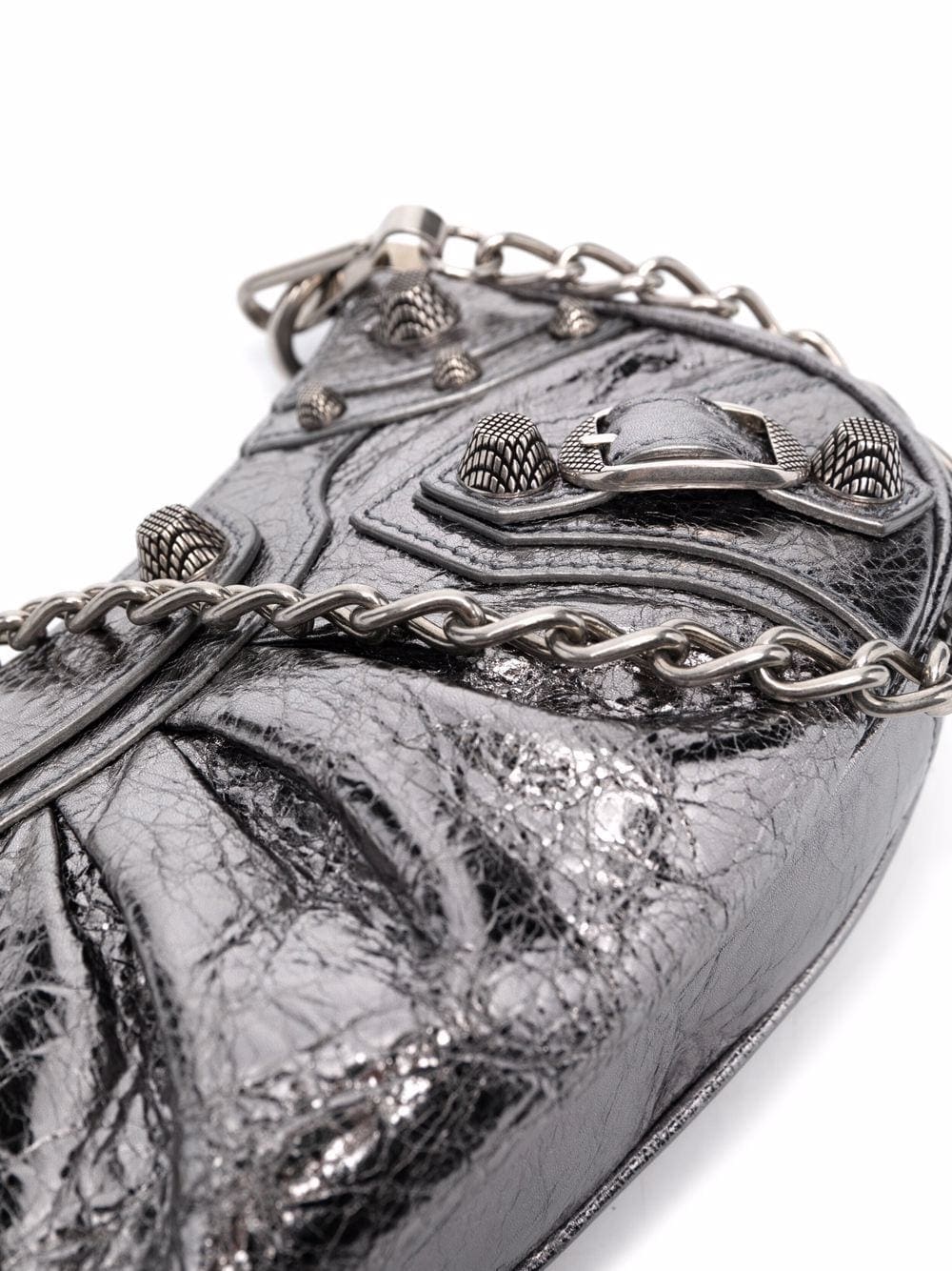 Balenciaga mini Le Cagole metallic shoulder bag - Image 4