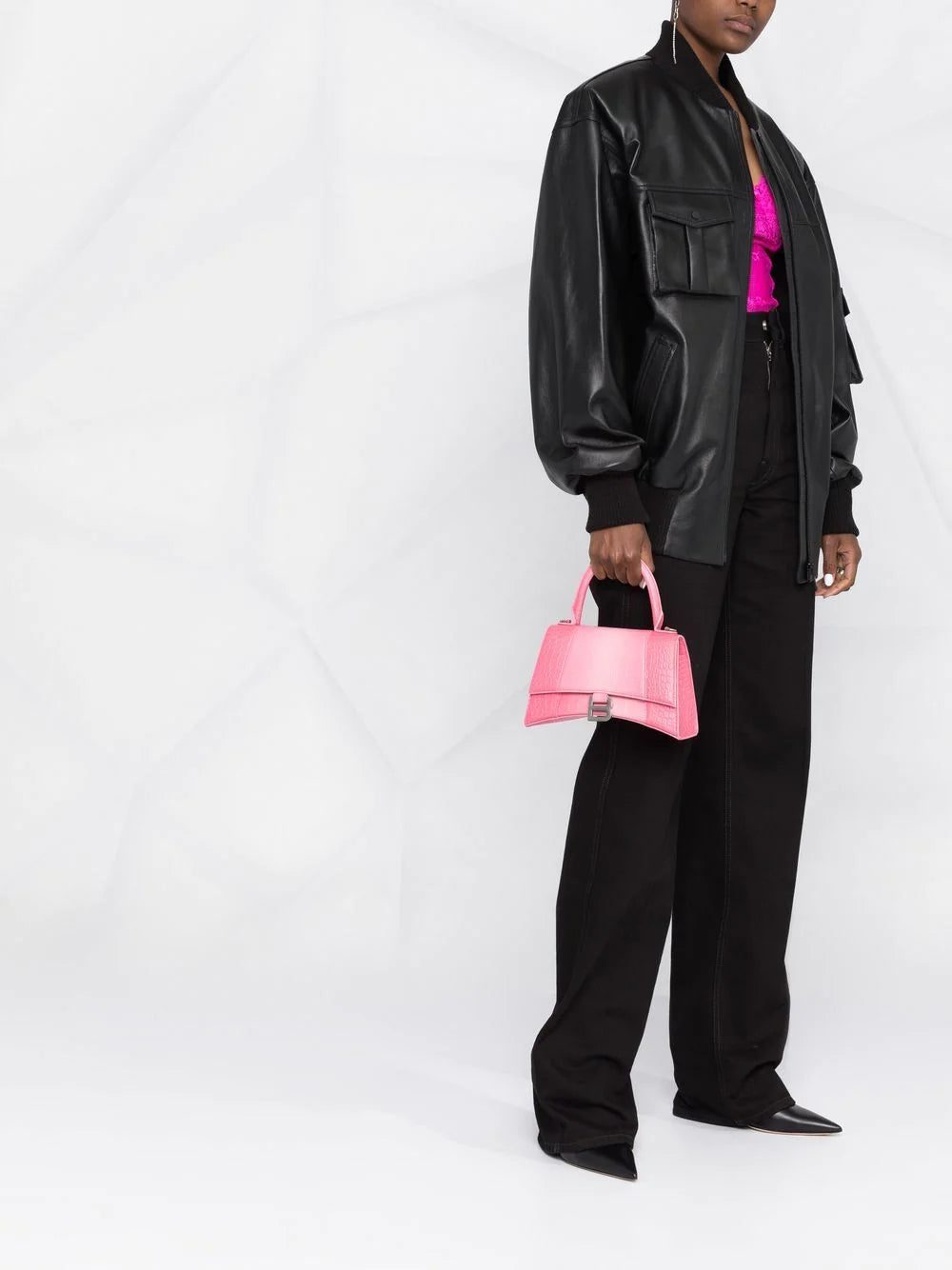 Balenciaga Hourglass S embossed shoulder bag - Image 2