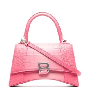 Balenciaga Hourglass S embossed shoulder bag
