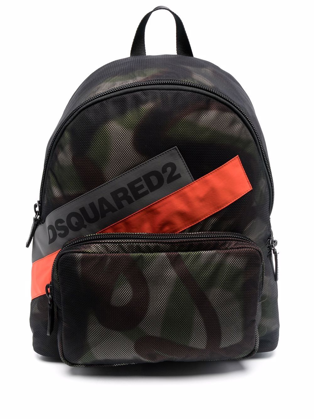 Dsquared2 logo-print mesh backpack