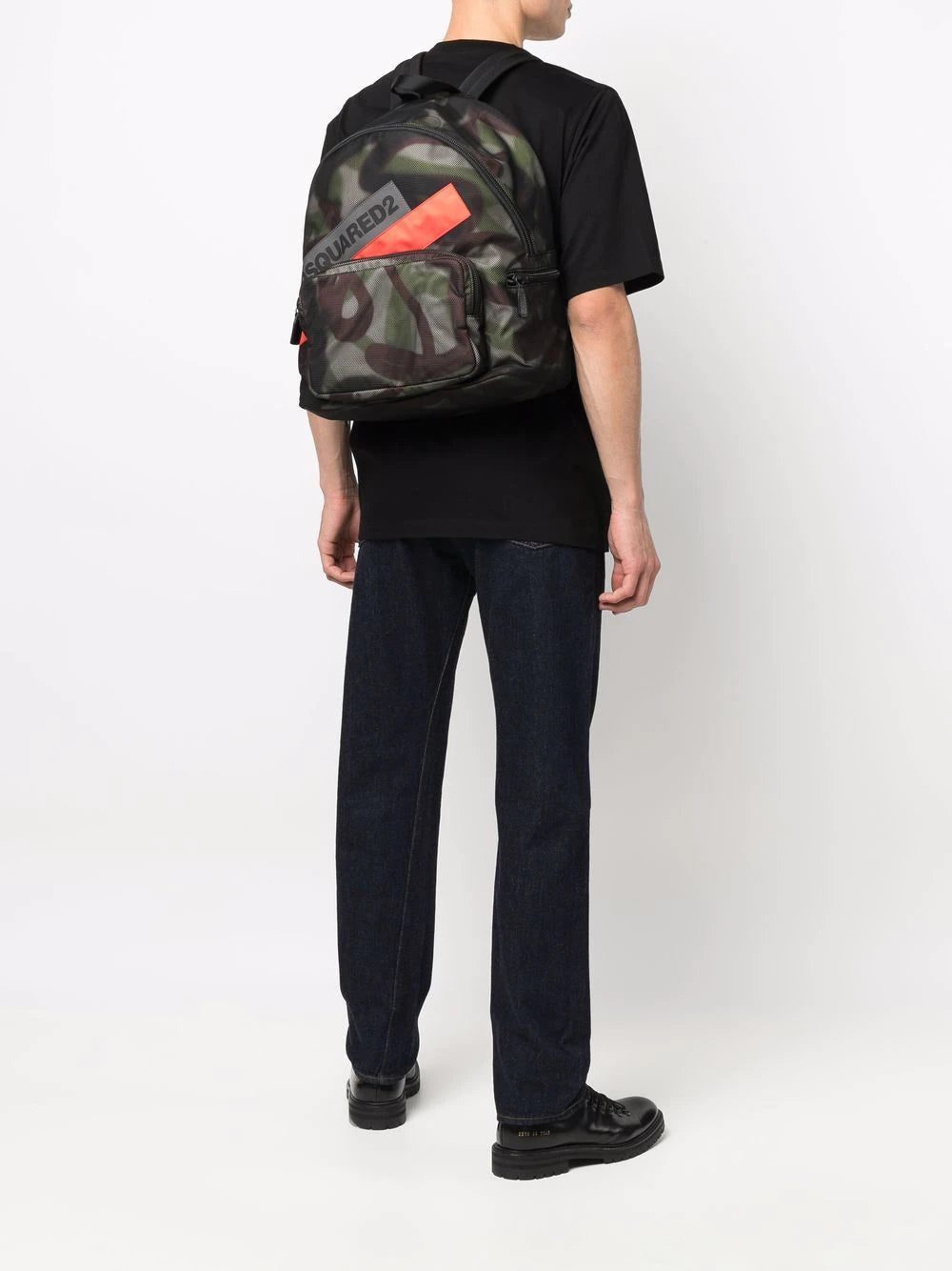 Dsquared2 logo-print mesh backpack - Image 2