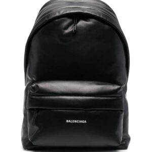 Balenciaga puffy-style leather backpack