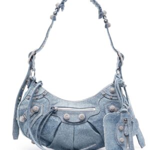Balenciaga  Le Cagole denim shoulder bag