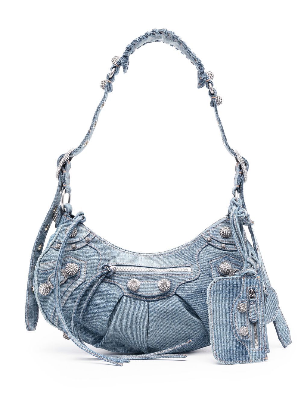 Balenciaga Le Cagole denim shoulder bag