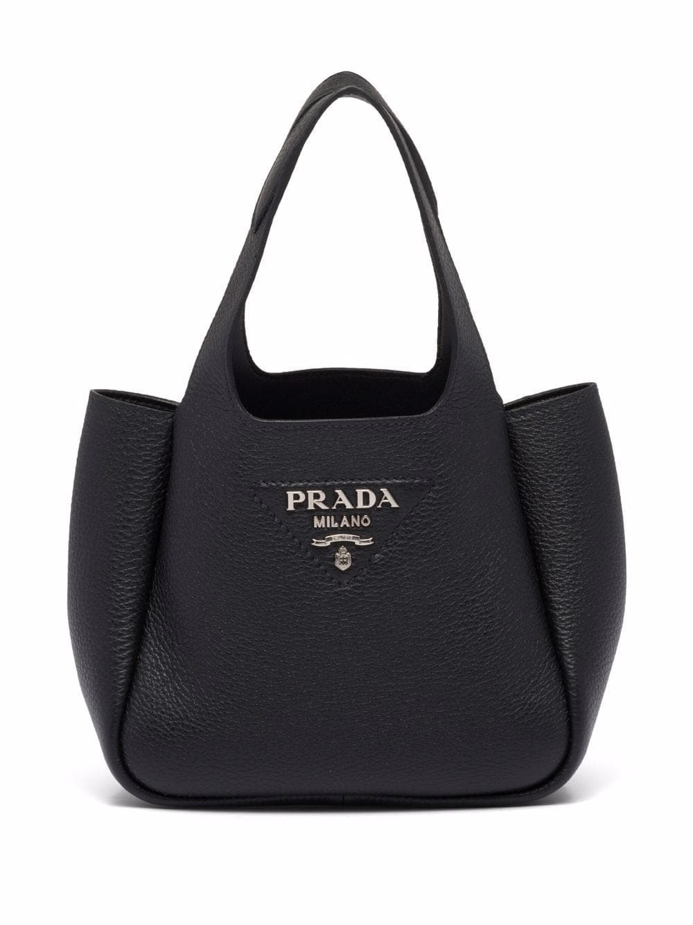 Prada Flou leather tote bag