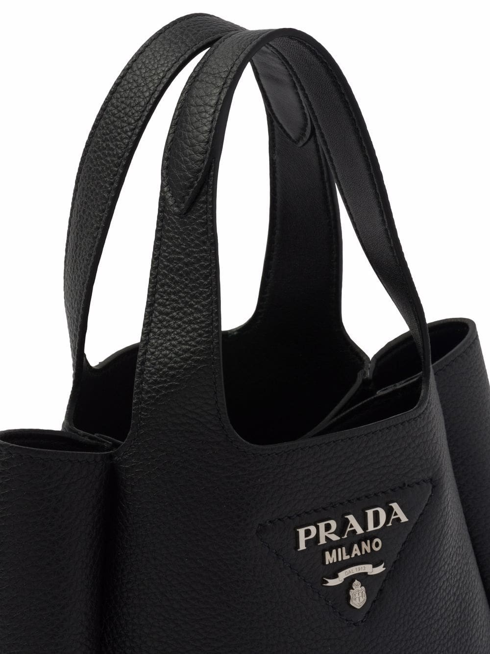 Prada Flou leather tote bag - Image 3
