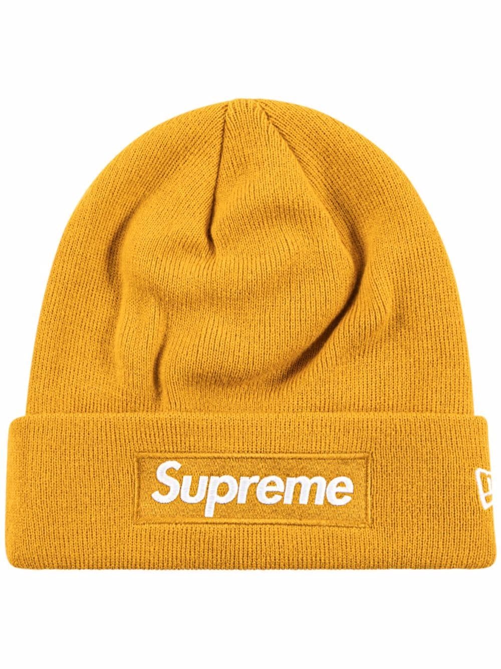 Supreme x New Era box-logo beanie