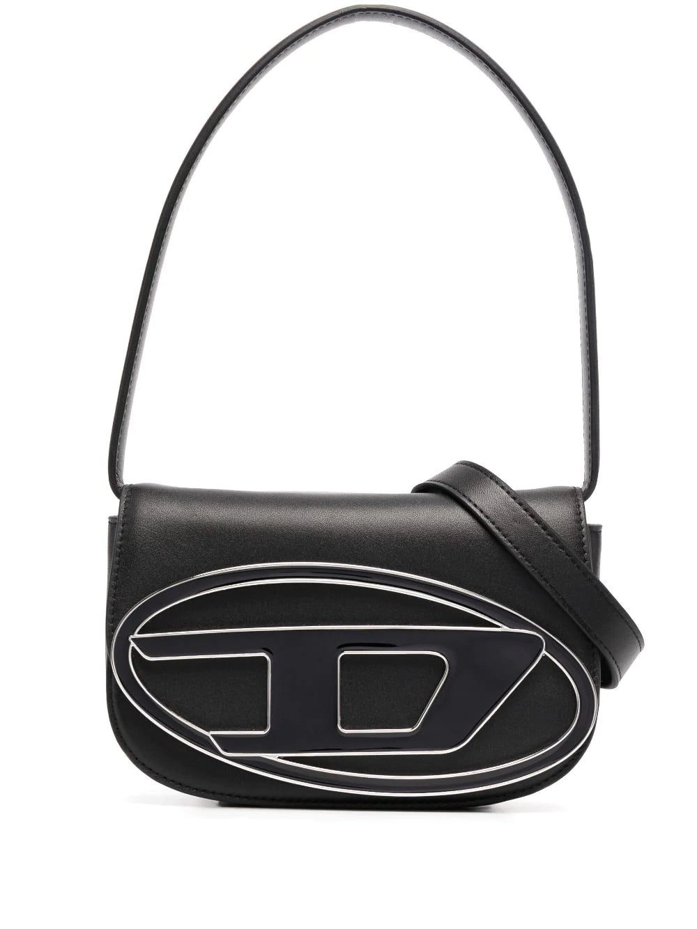 Diesel logo-plaque shoulder bag
