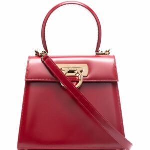 Ferragamo small Gancini-clasp top handle bag