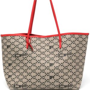 Off-White Arrows-logo print tote bag