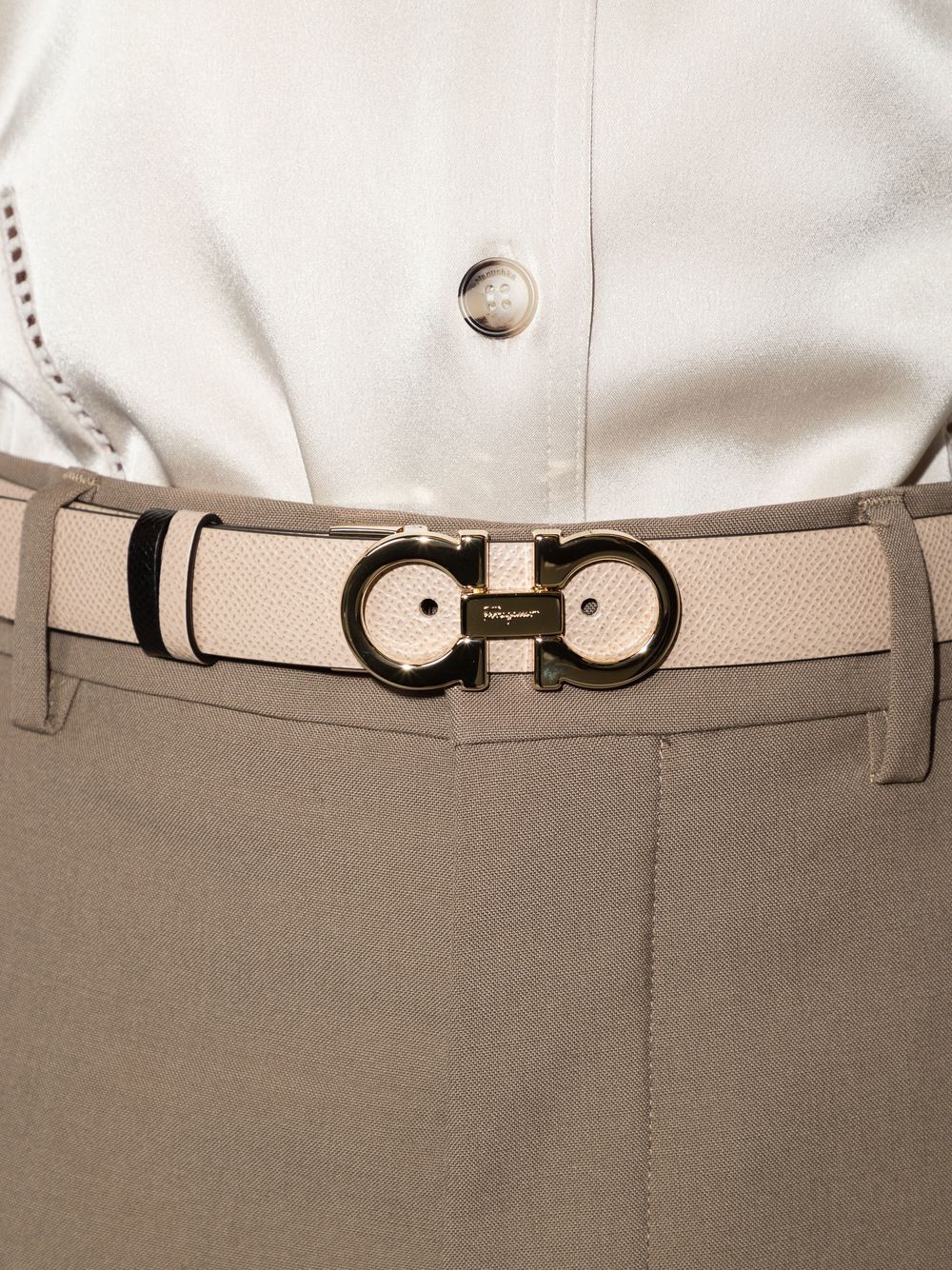Ferragamo Gancini-buckle reversible belt - Image 2